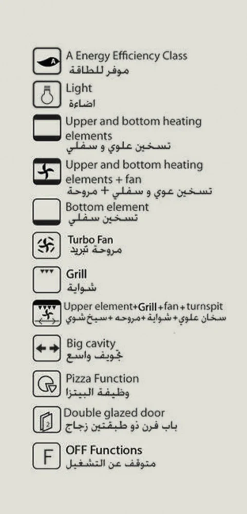 فرن كهرباء سوبرغاز 90*60 سم 9 وظائف ديجيتال مع مروحة - الصورة 3